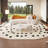 Curved negotiating sofa