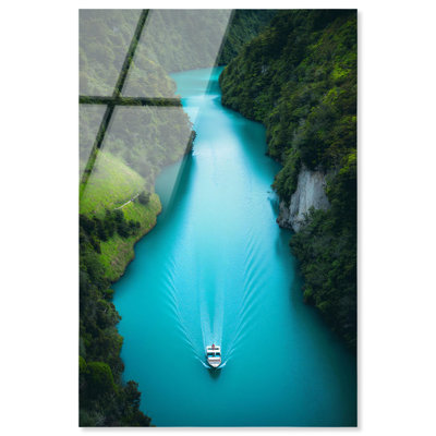 «Rio Dulce Waters», reproduction d'art acrylique, impression d'art côtier par Notoriart
