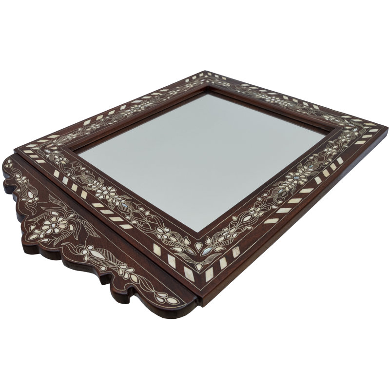 Syrian Arch Solid Wood Wall Mirror