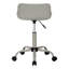 Siège ergonomique en métal gris, réglable, base de chaise de bureau pivotante en métal, 360 degrés