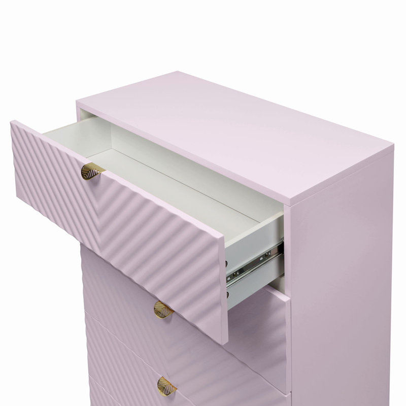Coffre Gaines rose brillant