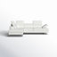 Canapé modulaire en cuir véritable l 114 po Hugo-20869730-20869731