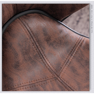 Ensemble de 2 tabourets pivotants réglables Masaccio avec base chromée Airlift