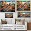 City Sydney Popart, reproduction d'art sur toile-849003839-849003838