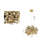 Modern 3 Light Gold Confetti Pendant-70079948
