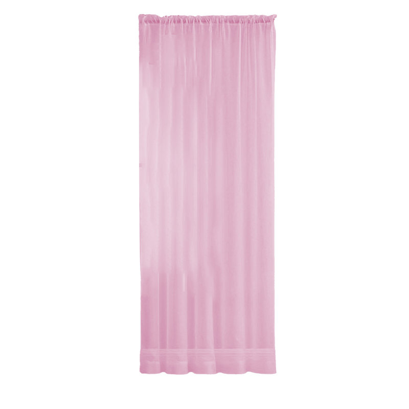 Kbndieu Solid Color Curtains Gauze Curtains Semi Shade Curtains Curtains Polyester Curtains Decorative Curtains Through The Rod Models Curtains