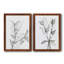 CHARCOAL FOLIAGE I - impression 2 pièces-103841428-103841417