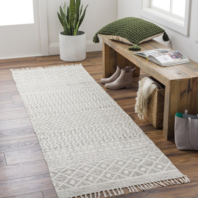 Tapis de style Sud-Ouest en coton tissé à la main Emmalyn