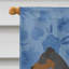 Caniche en polyester à 2 côtés 40 x 28 po standard welcome drapeau maison-957493061