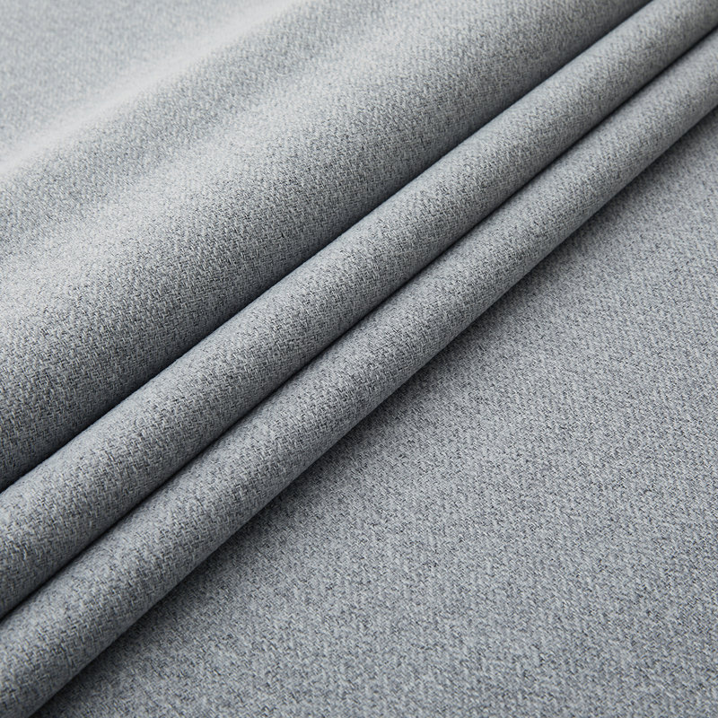 Luxurious A28 Linen Blackout Eyelet Curtains (Set of 2), 229cm Width x 229cm Drop, Grey