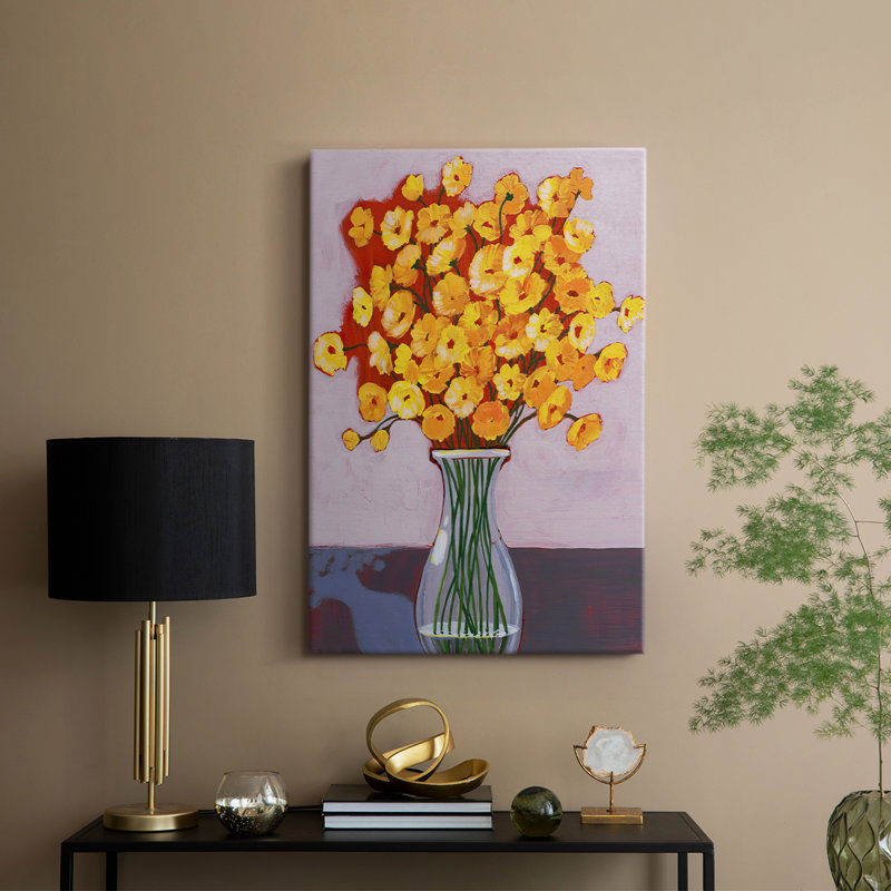 Daisy Bouquet I - galerie sur mesure, H 18 po x l 12 po