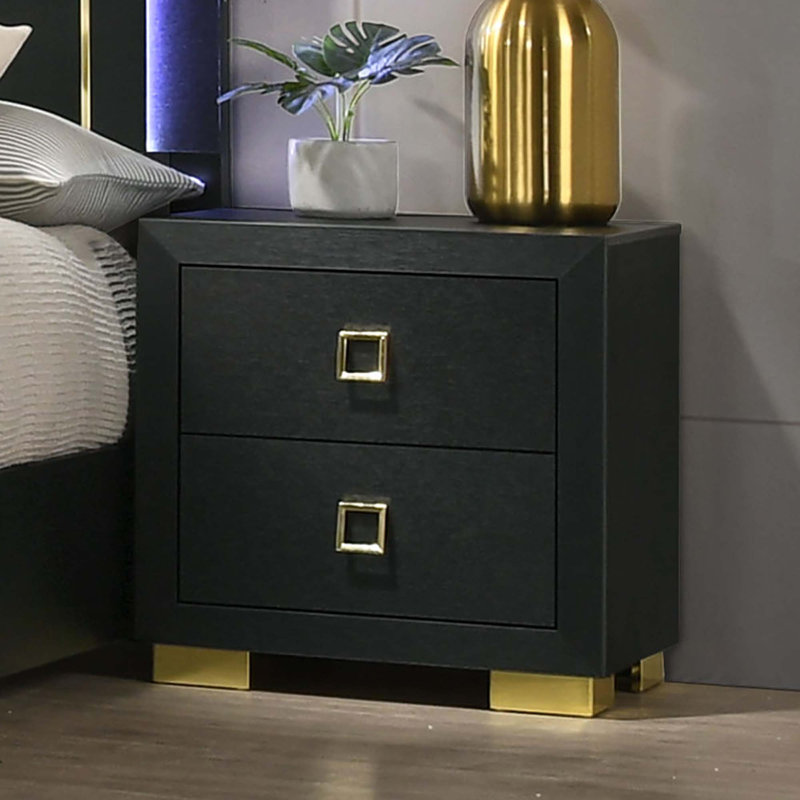 Magnifique table de chevet carrée 1pc