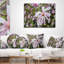 Coussin lombaire floral fleur magnolia