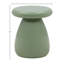 Artem Lightweight Concrete End Table, Green