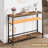 Entryway Table, Console Tables With Storage, 39.3”Rustic Sofa Table With Adjustable Shelf, Console Table For Entryway, Living Room, Hallway, Bedroom(Rustic Brown)