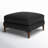 Essex Full-Grain Genuine Leather Ottoman-2057772448