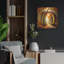  «Fall Landscape Pumpkin 1» par Rey Klimt, art mural en métal, 24 po x 24 po-1051127516