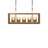 Tenebroso 5 Light Rectangular Chandelier