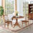 Deibel Drop Leaf Solid Wood Dining Set-1705583762