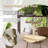 Natural Wood Rocking Bird Perch Stand