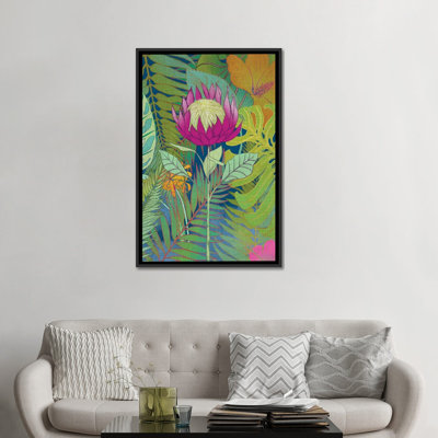 « tropical tapisserie i », reproduction d’impression sur toile tendue