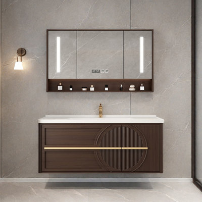Chinese-style retro bathroom cabinet