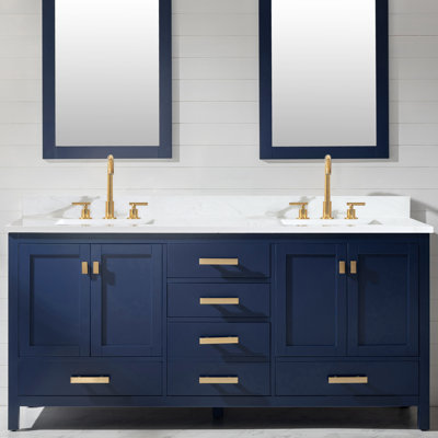 Ensemble de meuble-lavabo double 72 po Oberlander