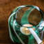 2 Piece Glass Tabletop Tealight Holder Set