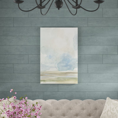 «Clouds Over The Marsh I» par Jennifer Goldberger - reproduction d'art