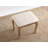Ashley Wood Make-Up Vanity Table And Stool Set-1813053005