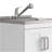 Kyle - 24" Laundry Cabinet With Faucet And Stainless Steel Sink - White