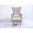 Wickham Upholstered Armchair with Ottoman-450941653