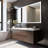 48*32In Led Framed Bathroom Vanity Mirror, Aluminum Frame With 45° Beveled Angle Beveled Lights, 3 Colors, Anti-Fog, Suitable For Modern Decoration-2104930135