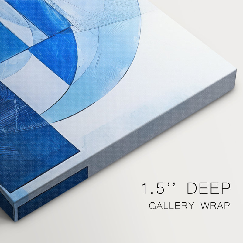 Abstract Series 1 #LXXIX-Wide Gallery Wrapped Canvas, 12" H x 30" W
