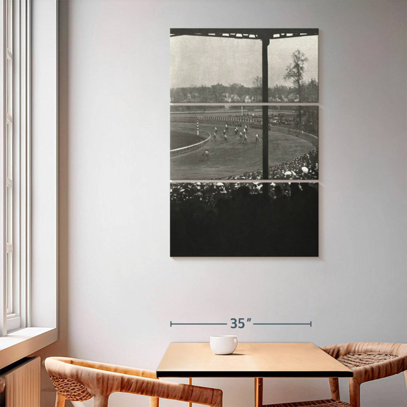 Sireci Going To The Post Morris Park 1904, 65" H x 42" W