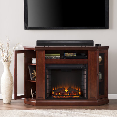 Goutam TV Stand Fireplace for TVs up to 55" Fireplace