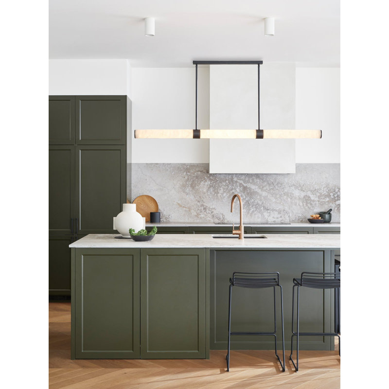 Conners Single Light Dimmable LED Pendant, Black