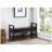 Meleze Espresso Storage Shoe Bench