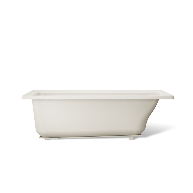 Archer 60" x 30" Soaking Bathtub, Biscuit