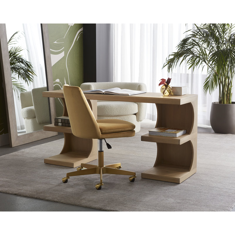 Catrine Solid Wood Desk
