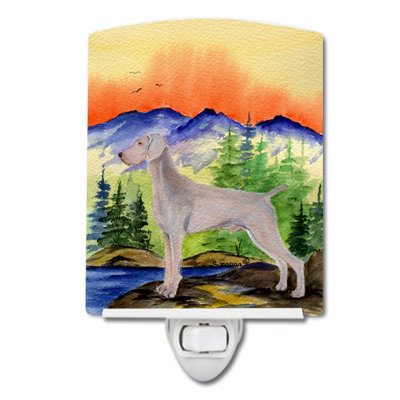 Weimaraner Ceramic Night Light