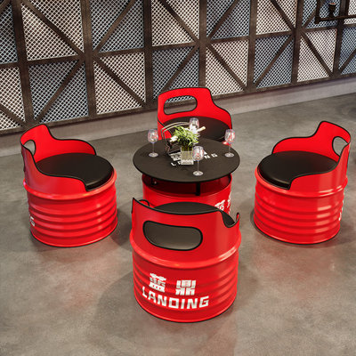 Ensemble de table et chaises Industrial Industrial