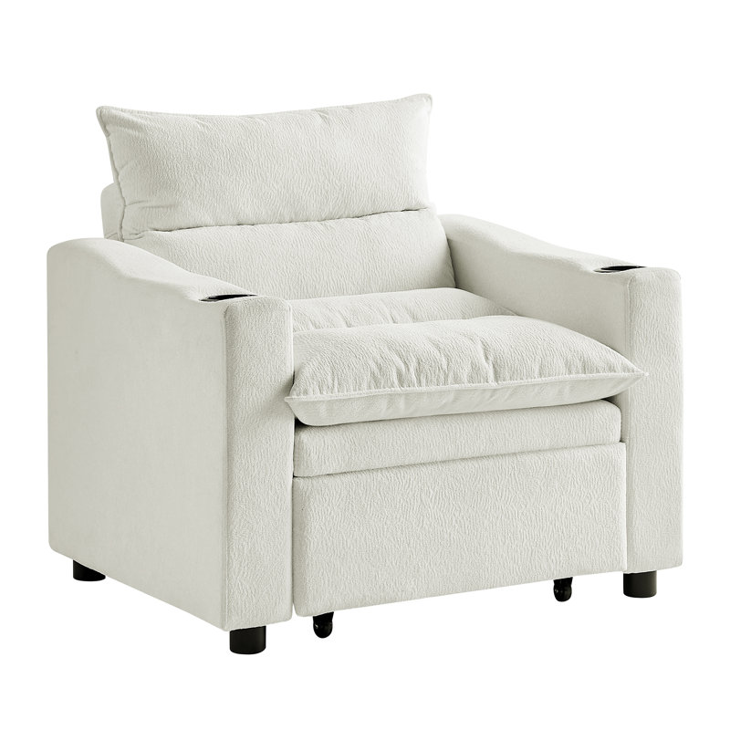 Canapé convertible 3-en-1 Ayvion, Beige