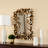Mellisia Flat Metal Wall Mirror, antique gold finish, 49.06'' H X 36.46'' W X 1.63'' D
