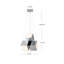 Luminaire suspendu DEL 11 po Tetra-103830338