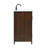 Slayton 30 " W Freestanding Standard Free Standing 1 Single Vanity Bathroom Vanity With Engineered Marble Top-95780134