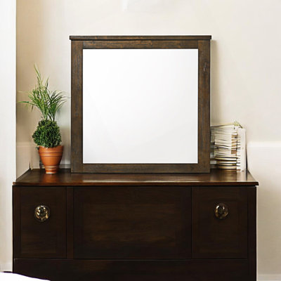 Merrilee Oak Finish Mirror
