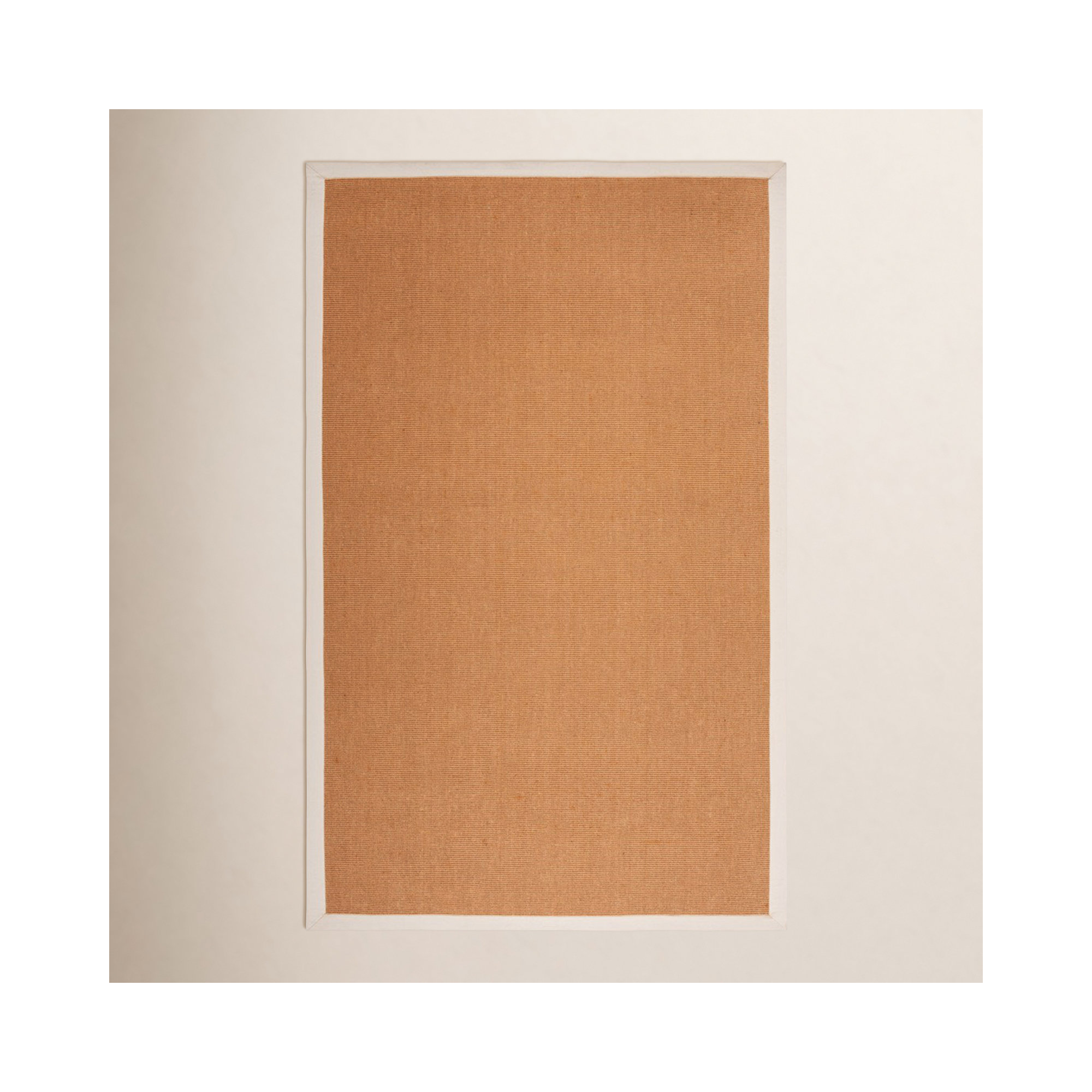 Natural Fiber Flat Weave Jute/Sisal; Latex; Cotton Solid Color Indoor Rug, Rectangle 4' x 6'