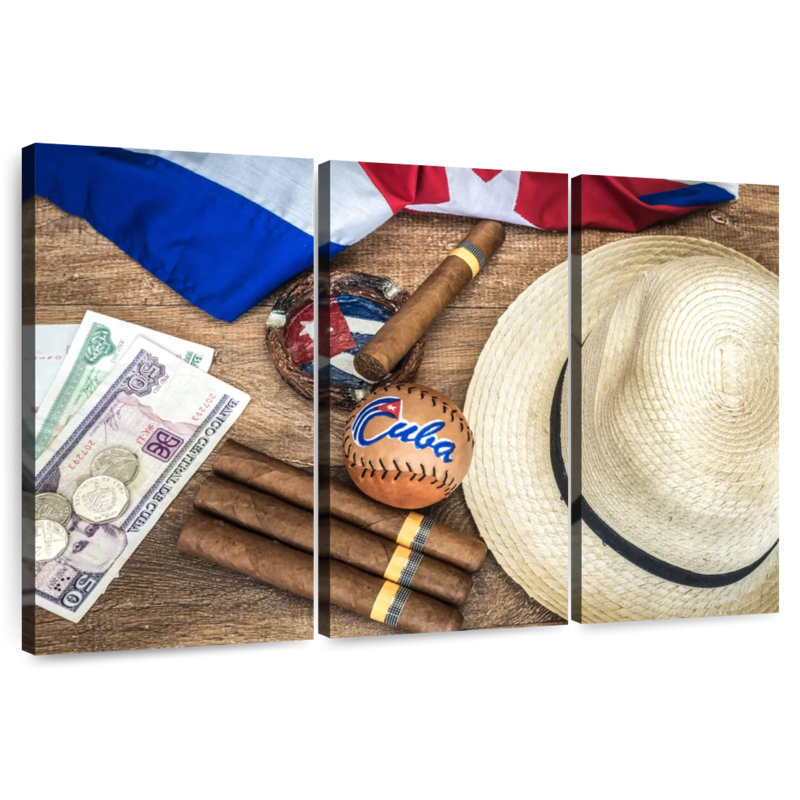 Senne Cuban Vacation, 20" H x 33" W