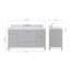 Meuble-lavabo simple 60 po Cambridge-88398665-88398666